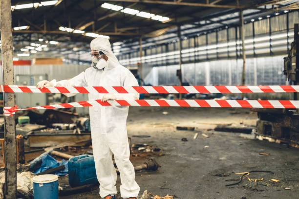 Professional Trauma Scene Cleanup technician working in Hillsboro, OH